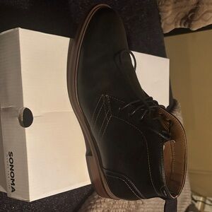 Sonoma Men's Black Chukka Boots
